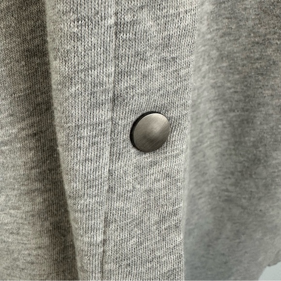 Gray Long Button-Up Robe - Picture 14 of 17